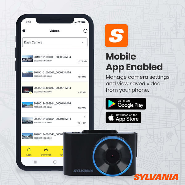 Sylvania RDSGHT_PLUS.BX Roadsight Plus Dash Camera Quadratec