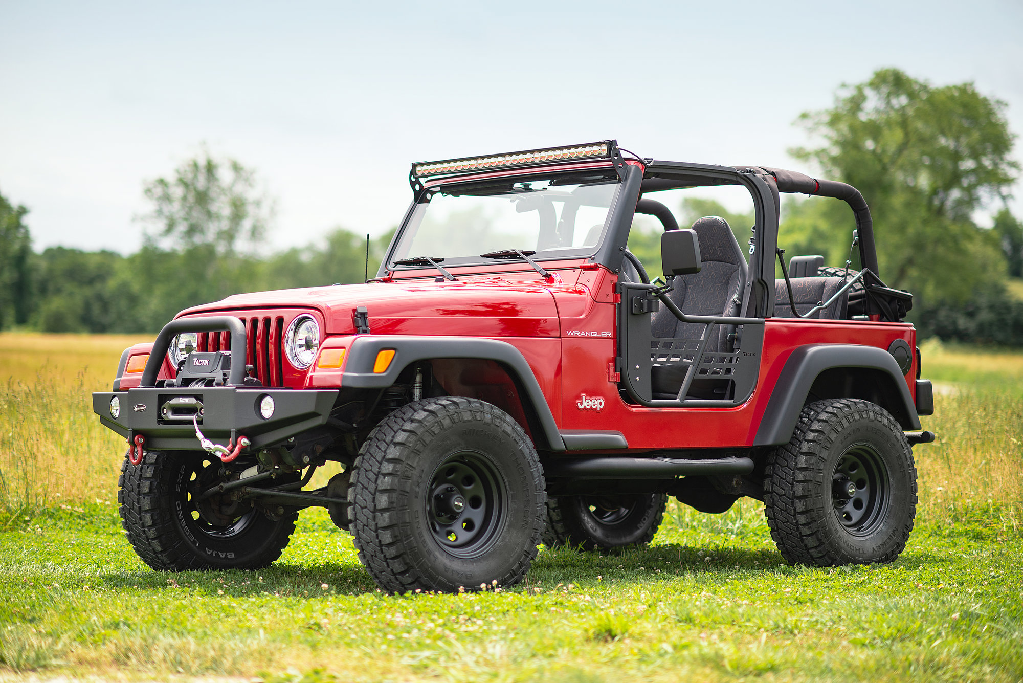 TACTIK Tube Doors for 97-06 Jeep Wrangler TJ | Quadratec