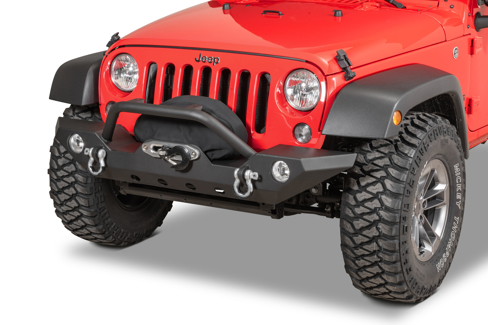 TACTIK® Front Bumper with Over Rider Hoop, Jeep Parts and Accessories