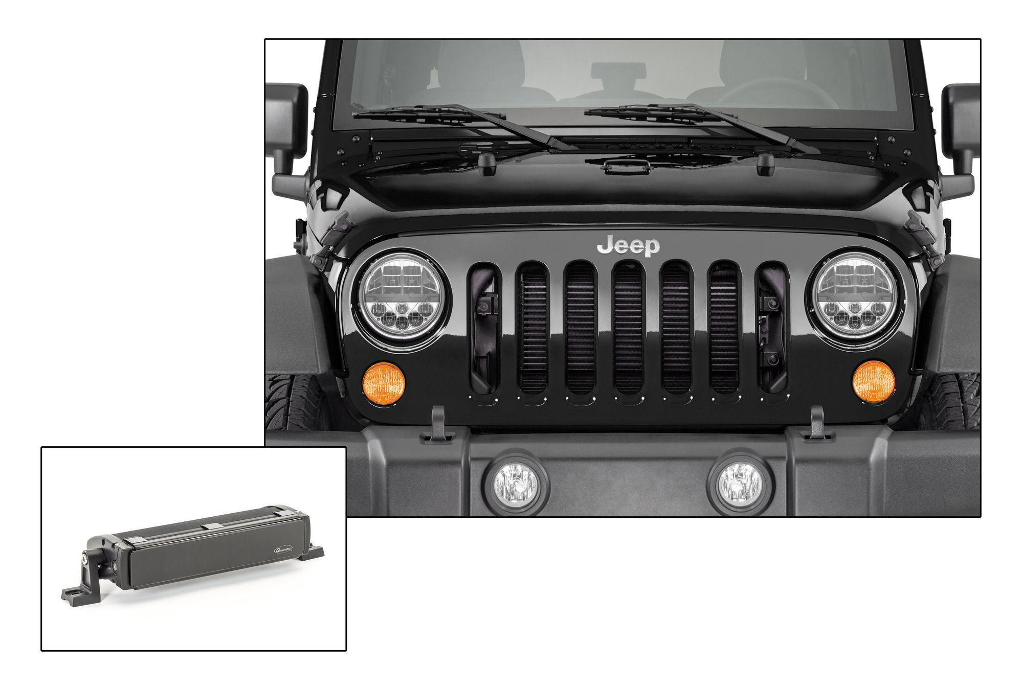 TACTIK Headlight Bonus Pack for 07-18 Jeep Wrangler JK | Quadratec