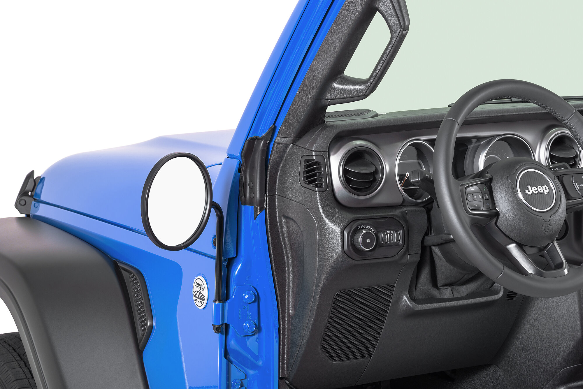 TACTIK Adventure Side Mirrors for 76-23 Jeep Wrangler JL, JK, TJ