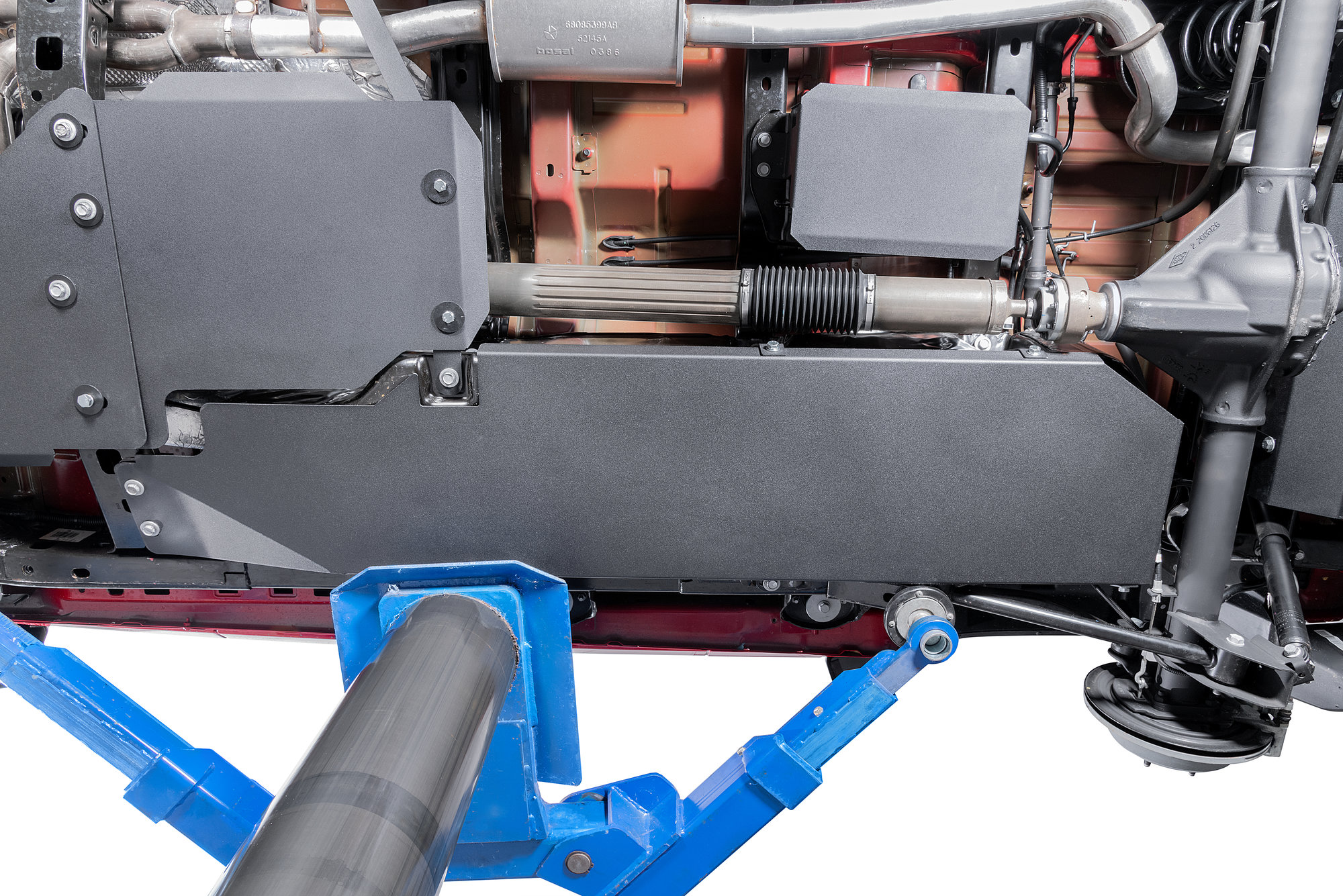TACTIK 3mm Fuel Tank Skid Plate for 0718 Jeep Wrangler JK Quadratec