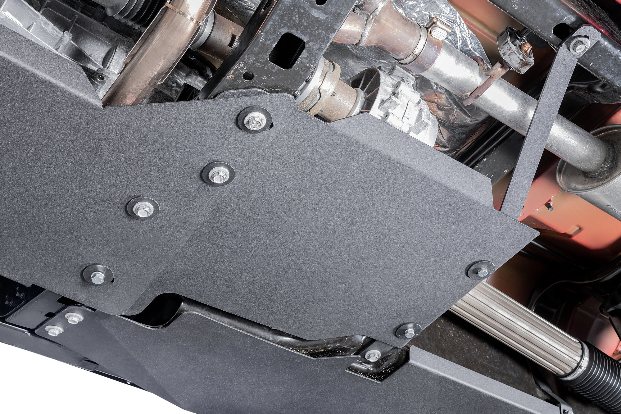 Westin/Snyper 07-17 Jeep Wrangler Transfer Case Skid Plate - Textured Black