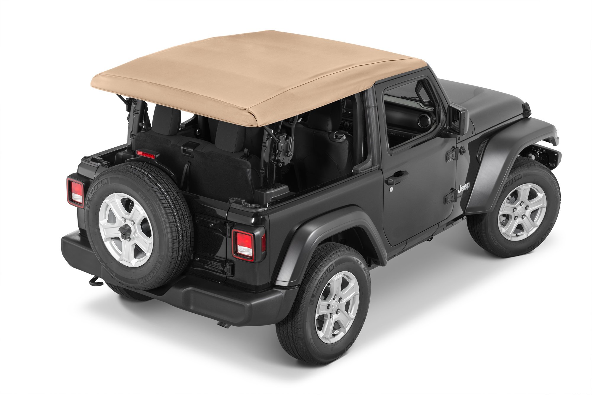 Mopar 6QP23RU5AA Replacement Sunrider Soft Top Deck in Tan Twill for 18