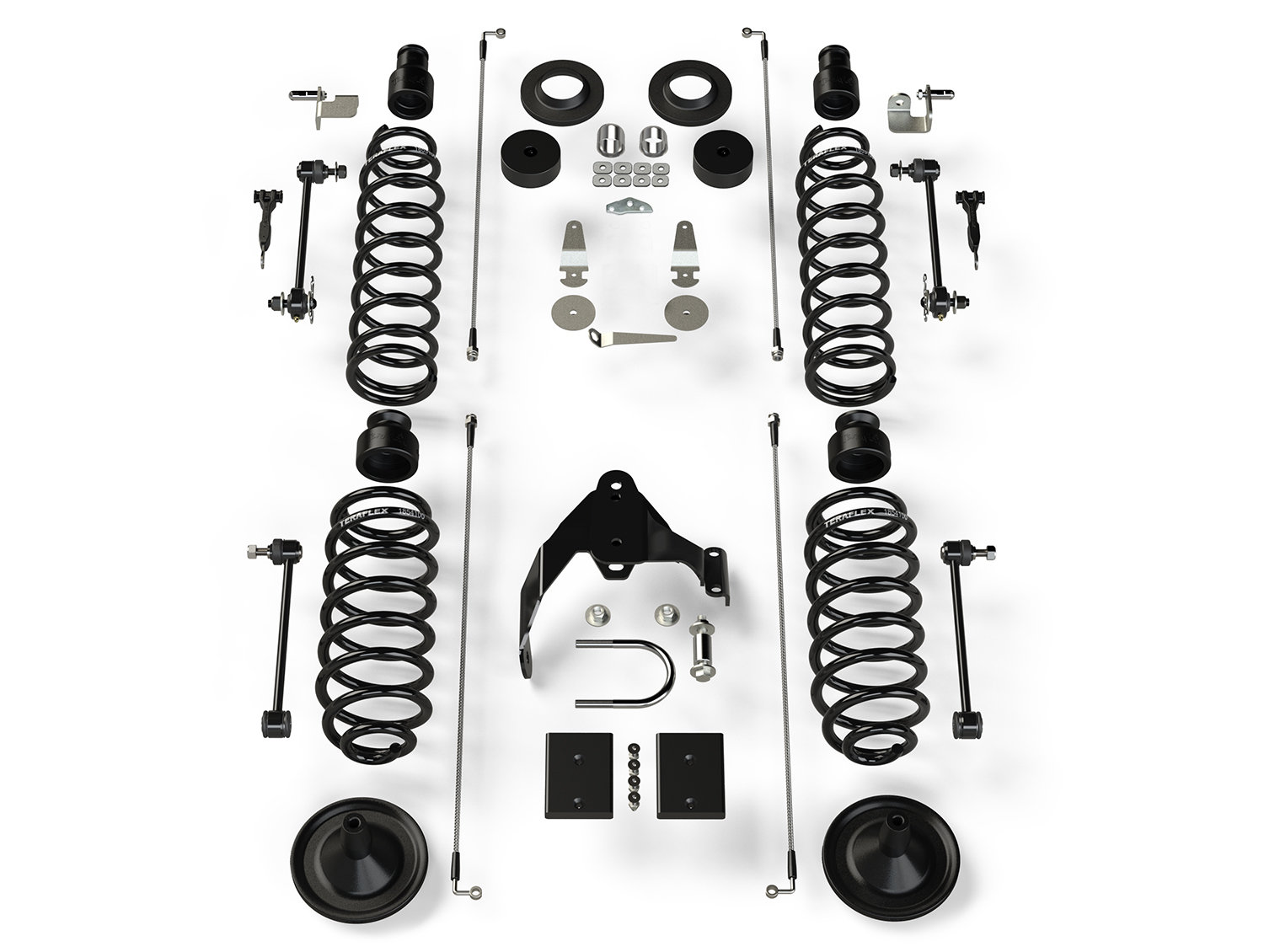 Teraflex 1151401 Base 4” Suspension Lift Kit for 07-18 Jeep Wrangler  Unlimited JK 4 Door | Quadratec