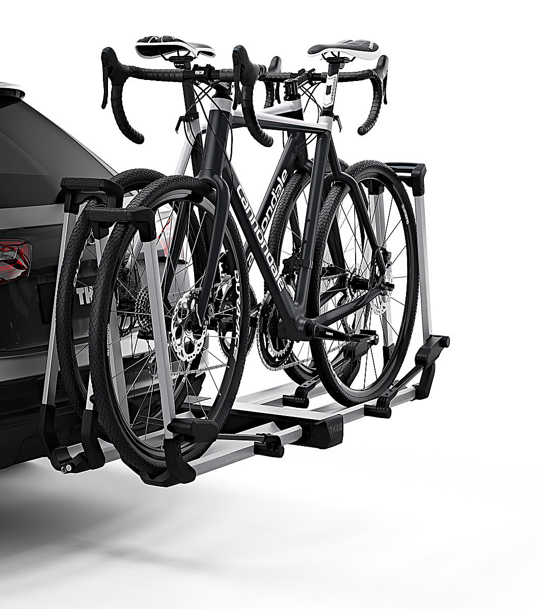 Thule Helium Platform Bike Rack in Aluminum & Black Quadratec