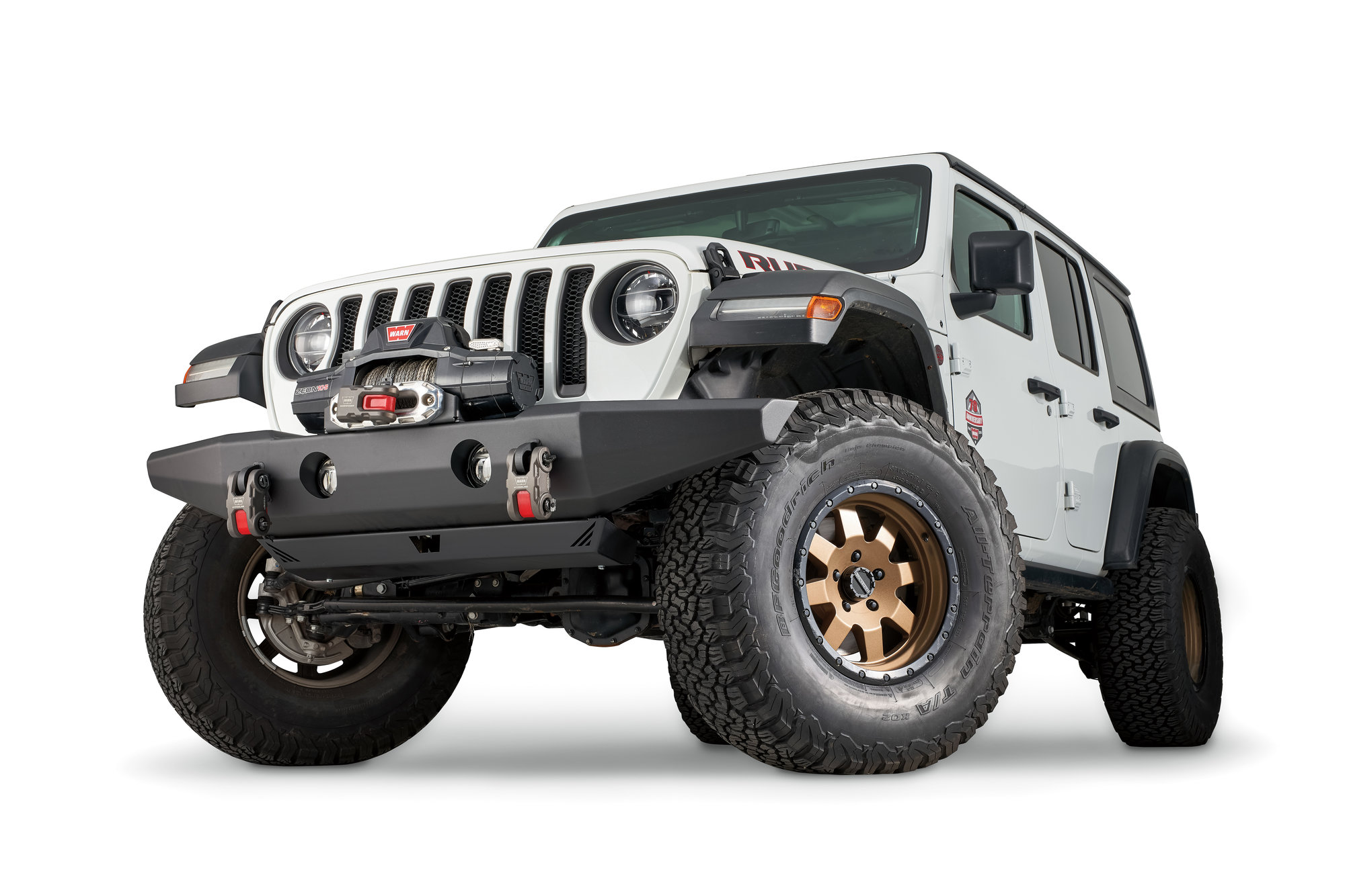WARN Front Full Width Crawler Bumper for 07-22 Jeep Wrangler JK, JL & 2022  Jeep Gladiator JT | Quadratec