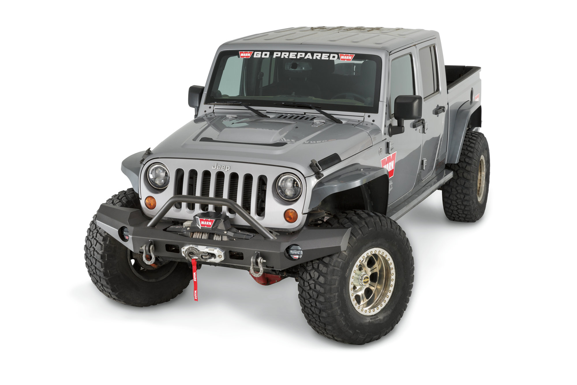 WARN 101465 Elite Series Front Bumper with Grille Guard for 07-18 Jeep  Wrangler JK; 18-22 Wrangler JL and Gladiator JT | Quadratec