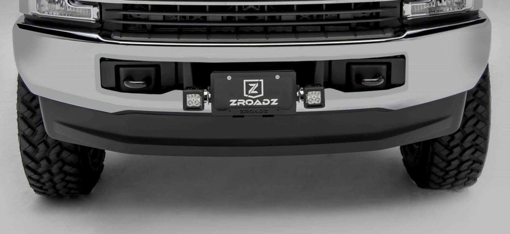 zroadz z310005 kit license plate frame led bracket with 2 license plate light 2014 jeep grand cherokee
