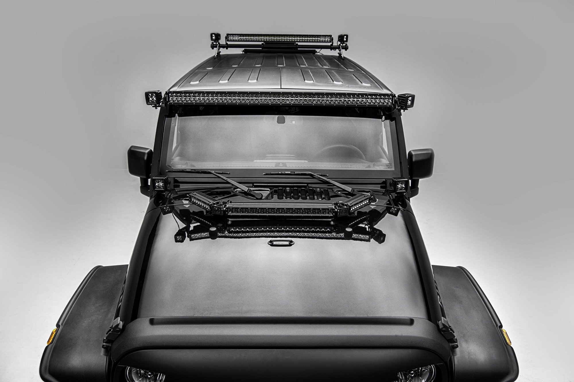 Putco Luminix Jeep Wrangler Hood Mounted LED Light Bar Kit