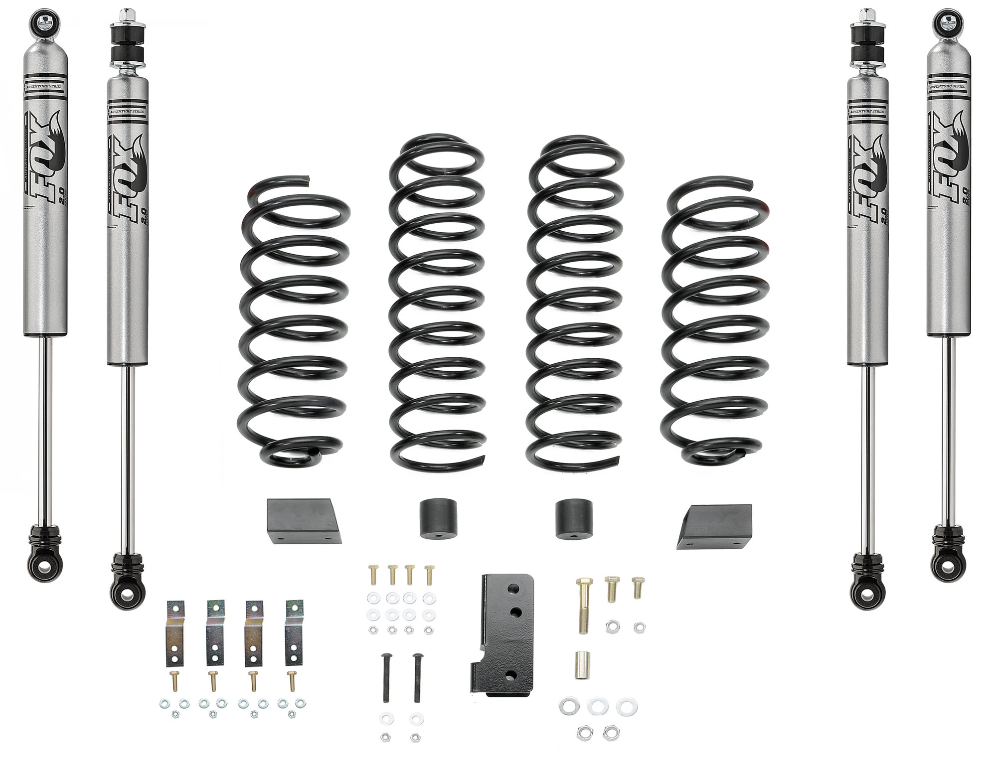 Quadratec ” Coil Spring Suspension Kit with FOX IFP Mono-Tube Shocks for  07-18 Jeep Wrangler JK | Quadratec