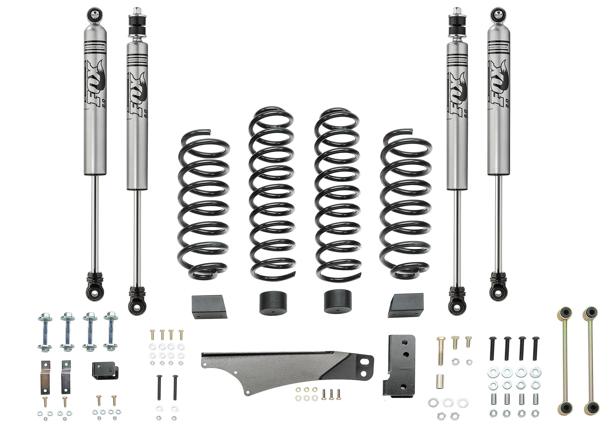 Quadratec ” Coil Spring Suspension Kit with FOX IFP Mono-Tube Shocks for  07-18 Jeep Wrangler JK | Quadratec