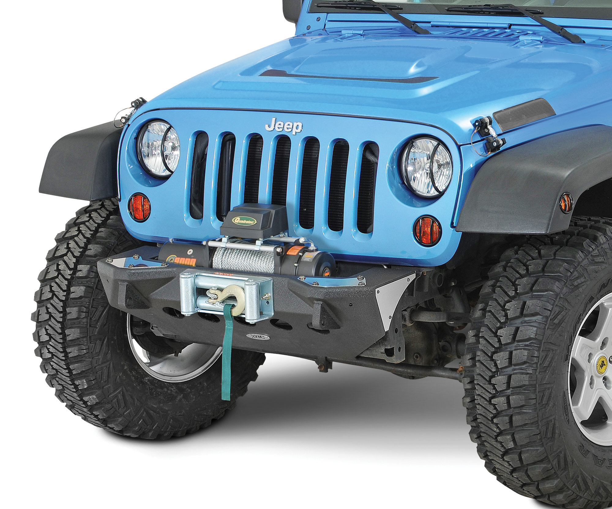 Smittybilt XRC M.O.D. Front Bumper with Quadratec QSeries Winch for 07