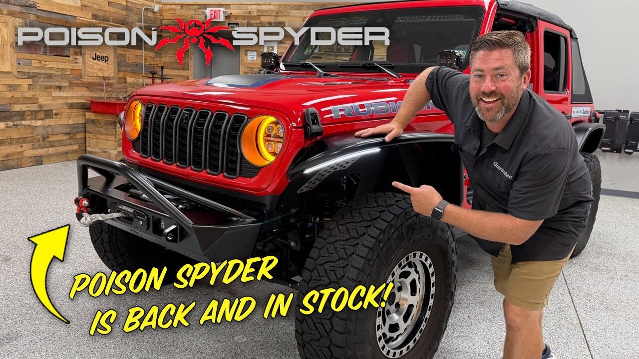 Embedded thumbnail for Poison Spyder Is BACK! Check Out This Armored Jeep Wrangler JL