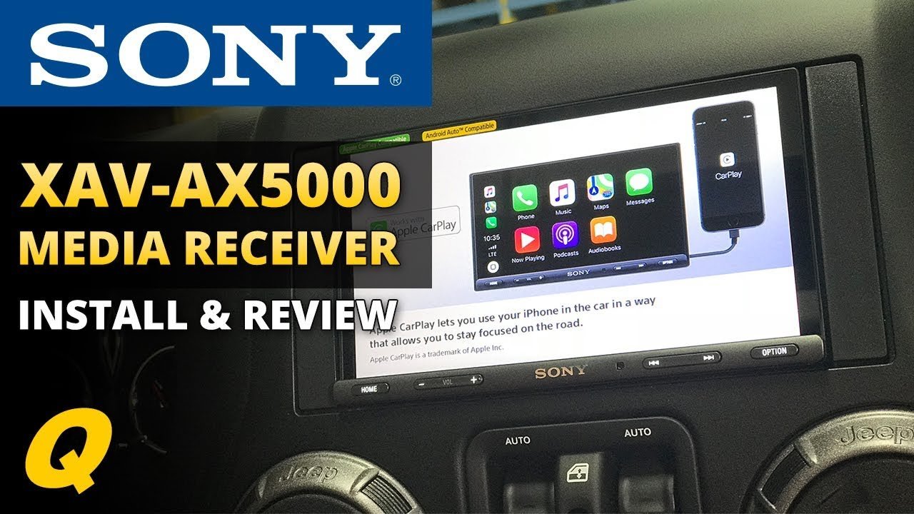 Sony XAV-AX5000 Media Receiver | Quadratec