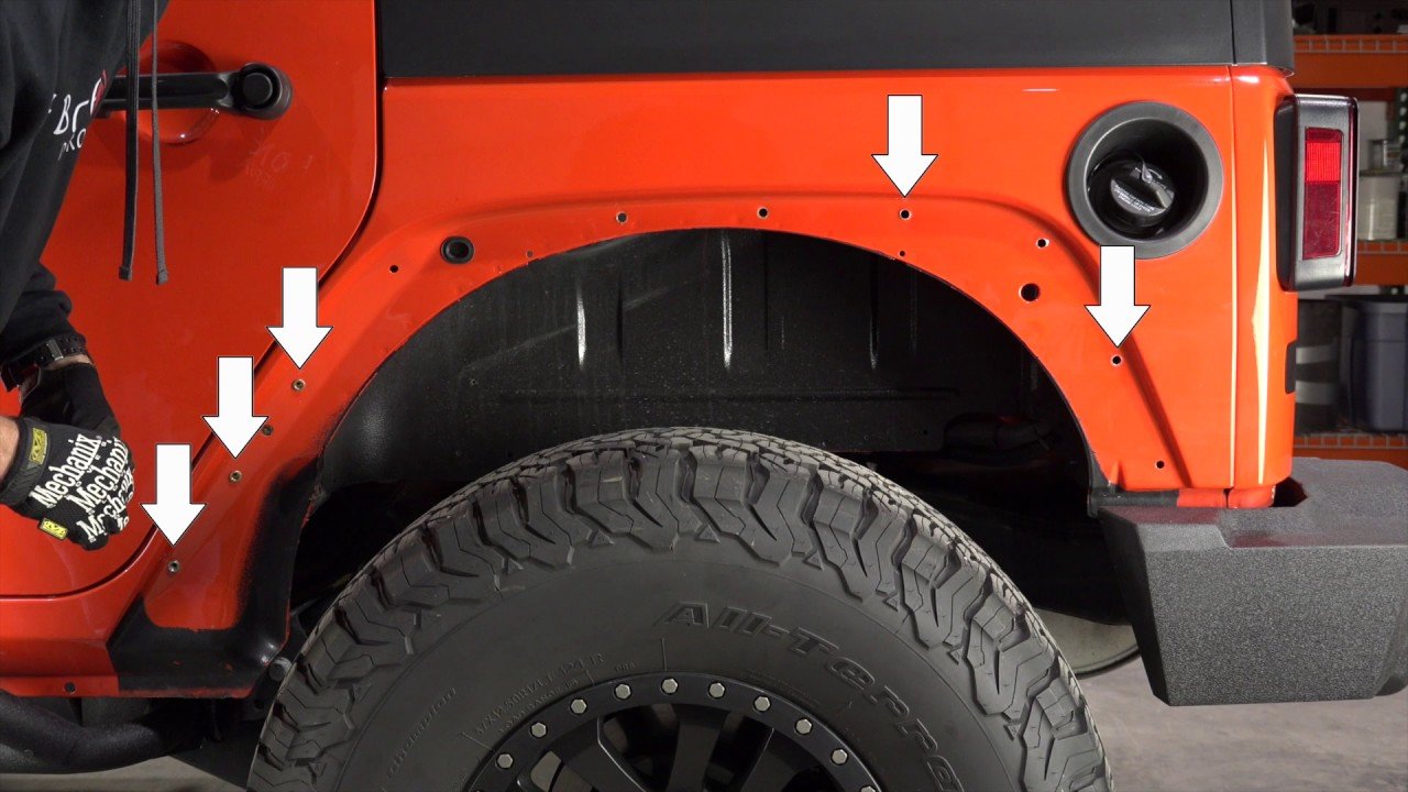 Fishbone Offroad FB33006 Aluminum Tube Fenders for 0718 Jeep Wrangler