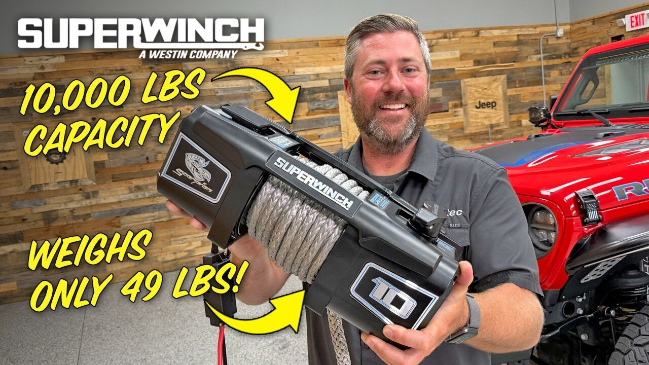 Embedded thumbnail for This Jeep Winch Has Features You Didn&amp;#039;t Know You Needed | Superwinch Scorpion Install &amp;amp; Review