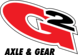 G2 axle and gear logo G2 axle and gear logo