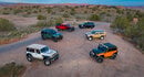 Multiple Jeeps with a Utah desert background