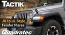 Embedded thumbnail for Tactik JK to JL Style Fender Flares for 07-18 Jeep Wrangler JK | Features, Benefits &amp;amp; Full Install
