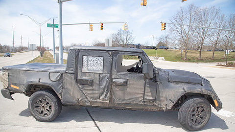 Jeep Scrambler Truck Side View