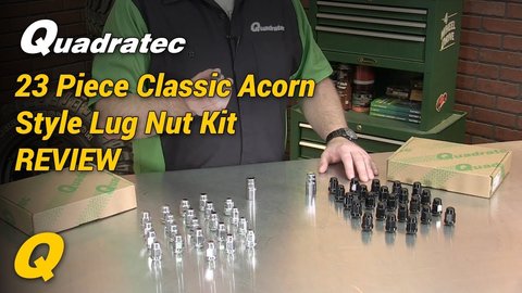 Embedded thumbnail for Quadratec 23 Piece Classic Acorn Style Lug Nut Kit