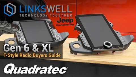 Embedded thumbnail for Linkswell GEN 6 vs XL T-Style Radio Comparison &amp;amp; Installation | Jeep JL &amp;amp; Gladiator JT