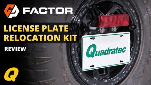 Embedded thumbnail for GP Factor License Plate Relocation Bracket Review for 2007-2018 Jeep Wrangler JK