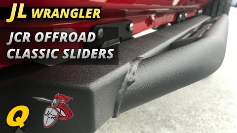 Embedded thumbnail for JCR Off Road Classic Rock Sliders for 2018 Jeep Wrangler JL