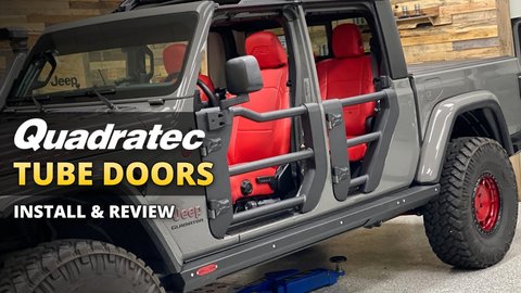 Embedded thumbnail for Quadratec Tube Doors Install &amp;amp; Review for Jeep Wrangler JK, JL and Jeep Gladiator JT