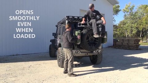 Embedded thumbnail for LOD Destroyer Series Rear Bumper and Tire Carrier for Jeep Wrangler JK 