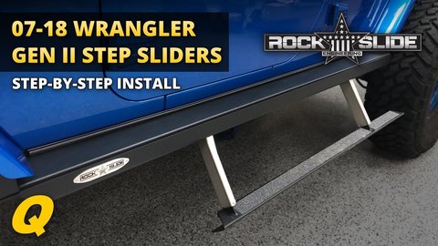 Embedded thumbnail for  How to Install Rock Slide Engineering Step Sliders for 2007-2018 Jeep Wrangler JK