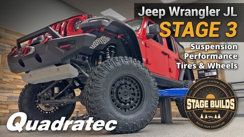 Embedded thumbnail for Win This Wrangler! A Closer Look at the Suspension, Wheels, Tires and More on the Stage 3 Jeep