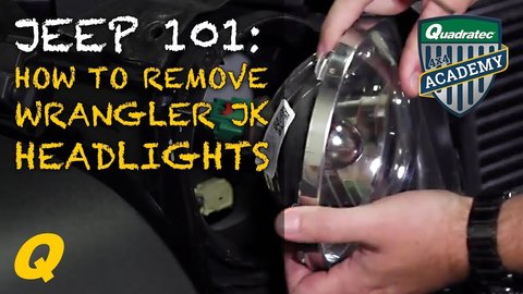 Embedded thumbnail for Quadratec Academy - How to Remove Factory Headlights on Your Jeep Wrangler JK