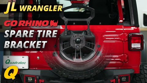 Embedded thumbnail for Go Rhino Rockline Spare Tire Relocation Bracket