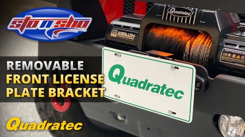 Embedded thumbnail for Sto N Sho Removable Quick Release Front License Plate Brackets for Roller or Hawse Winch Fairleads