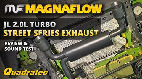 Embedded thumbnail for Magnaflow Street Series Exhaust Review &amp;amp; Sound Test for Jeep Wrangler JL with 2.0L Turbo 4 cylinder