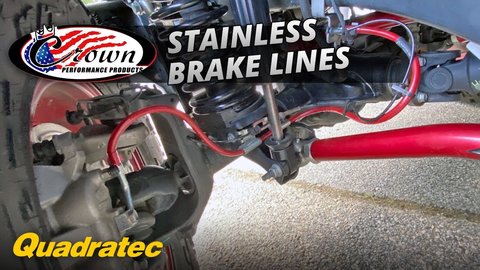 Embedded thumbnail for Crown Performance Products Stainless Steel Brake Lines &amp;amp; Speed Bleeders Installed on Jeep Gladiator!
