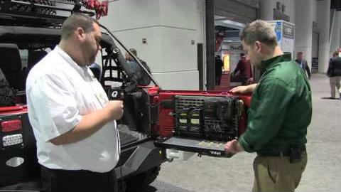 Embedded thumbnail for New Warrior Products Tailgate table for Jeep Wrangler