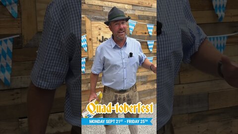 Embedded thumbnail for Quad-toberfest is BACK! Prost to Great Deals Sept 21–25, 2026