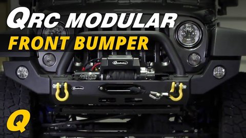 Embedded thumbnail for Quadratec Modular Winch Ready Front Bumper for Jeep Wrangler JK
