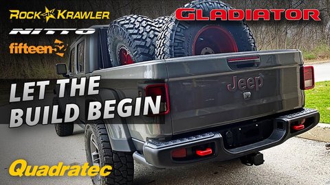 Embedded thumbnail for It&amp;#039;s Finally Time for Rob to Really Start His Gladiator Build Up - Suspension, Wheels &amp;amp; Tires