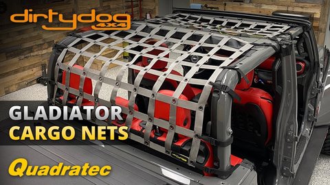 Embedded thumbnail for Dirtydog 4x4 Cargo Nets for Jeep Gladiator JT Review &amp;amp; Install
