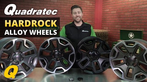 Embedded thumbnail for Quadratec Hardrock Wheels for Jeep Wrangler and Grand Cherokee