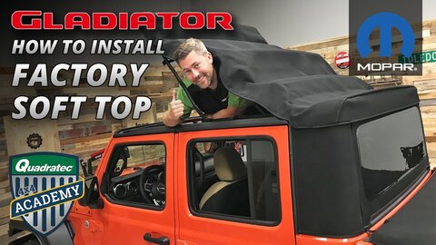 Embedded thumbnail for How to Install a Mopar Soft Top on a Jeep Gladiator JT