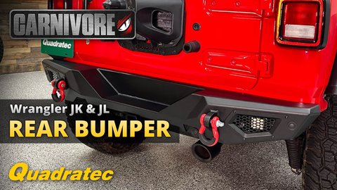 Embedded thumbnail for Carnivore Rear Bumper for Jeep Wrangler JK &amp;amp; Wrangler JL