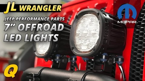 Embedded thumbnail for Mopar 7" LED Offroad Lights for Jeep Wrangler JL