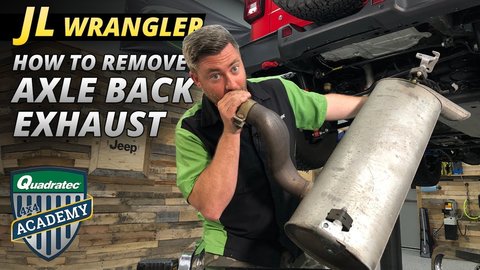 Embedded thumbnail for How to Remove a Jeep Wrangler JL Factory Axle Back Exhaust