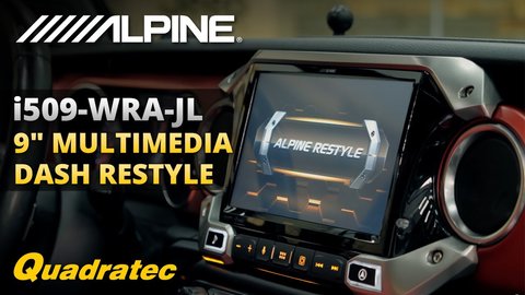 Embedded thumbnail for Alpine i509-WRA-JL 9&amp;quot; Multimedia Dash Restyle System Jeep Wrangler JL &amp;amp; Gladiator JT
