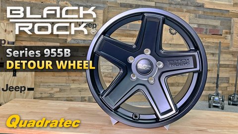 Embedded thumbnail for Black Rock 955B Detour Alloy Wheel for Jeep Wrangler &amp;amp; Gladiator